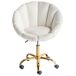 Beliani Silla de oficina ANNABELLE Beliani Silla de oficina ANNABELLE Blanco