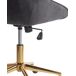 Beliani Silla de oficina BARDSDALE Beliani Silla de oficina BARDSDALE Gris Oscuro