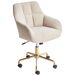 Beliani Silla de oficina PALMDALE Beliani Silla de oficina PALMDALE Beige