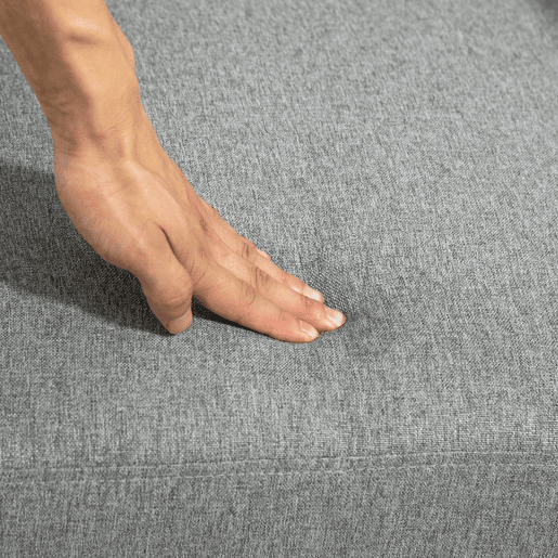 HOMCOM Poltrona Sala de Estar Estofada em Linho Poltrona com Apoio para os Braços e Estrutura de Madeira de Borracha Poltrona para Dormitório Sala de Estar Carga 130 kg 64x75x76 cm Cinza Claro