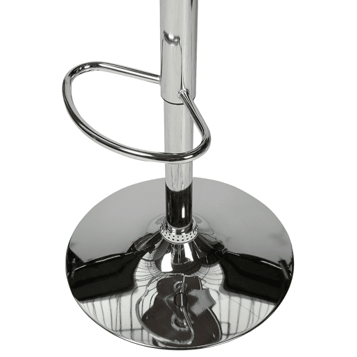 Conjunto de 2 bancos de bar ROTTERDAM Pele sintética Preto