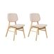 Beliani Silla de comedor ELAINE Beliani Silla de comedor ELAINE Beige
