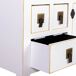 Aparador de madera, 6 cajones, 2 puertas Aparador de madera, 6 cajones, 2 puertas Blanco