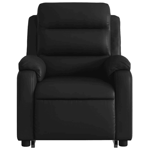 vidaXL Poltrona reclinável elevatória couro artificial preto vidaXL Poltrona reclinável elevatória couro artificial preto