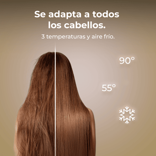 Secador de Cabelo Cecotec RockStar Nano IonTech Champagne