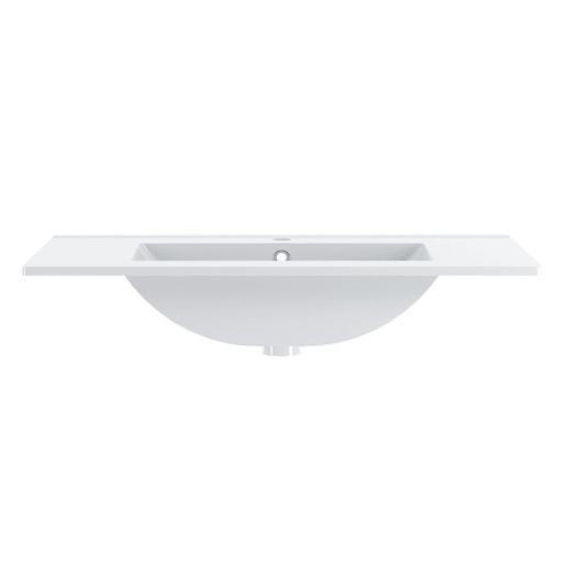 Móvel de toucador simples de 80 cm com pés Daria Caxemira
