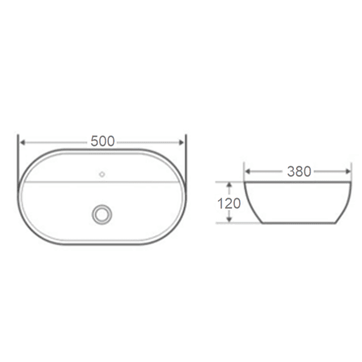 Móvel lavatório simples 80cm 2 portas pés Daria Preto