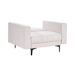 Beliani Sillón ALNES Beliani Sillón ALNES Crema