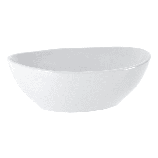 Móvel de lavatório individual 60cm com pés e coluna Daria Branco