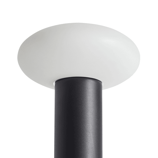 Candeeiro de mesa LED sem fios BUAYAN Com regulador de intensidade Metal Preto