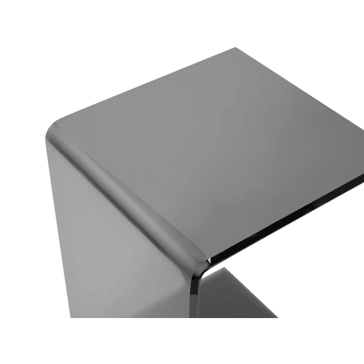 Mesa de apoio LOURDES Vidro de segurança (temperado) Preto