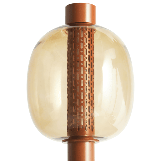 Candeeiro de mesa LED sem fios PULANGI Com regulador de intensidade Metal Castanho