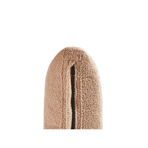 Beliani Chaise longue à direita Bouclé EWRON