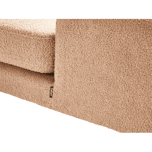 Beliani Chaise longue à direita Bouclé EWRON