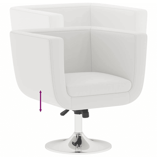vidaXL Banco de bar couro artificial branco vidaXL Banco de bar couro artificial branco