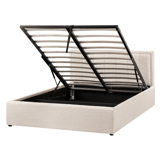 Beliani Cama baú Bouclé MONTLAUR