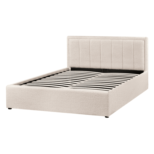 Beliani Cama baú Bouclé MONTLAUR