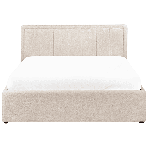 Beliani Cama baú Bouclé MONTLAUR