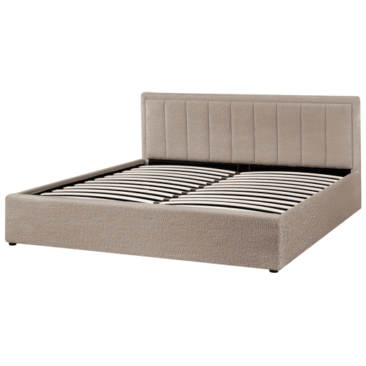 Beliani Cama baú Bouclé MONTLAUR Beliani Cama baú Bouclé MONTLAUR