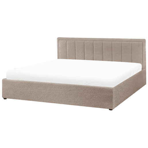 Beliani Cama baú Bouclé MONTLAUR Beliani Cama baú Bouclé MONTLAUR