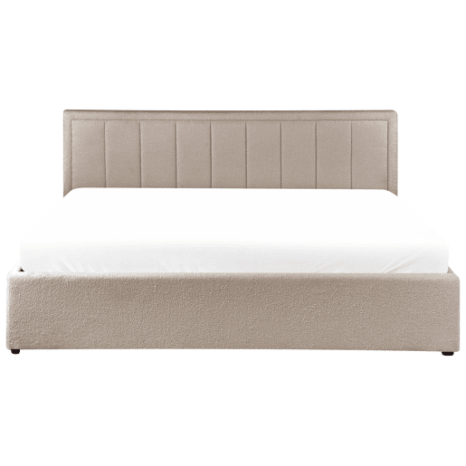 Beliani Cama baú Bouclé MONTLAUR Beliani Cama baú Bouclé MONTLAUR