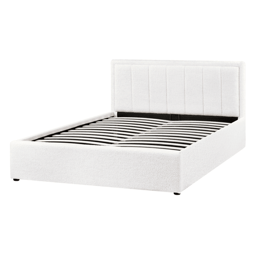 Beliani Cama baú Bouclé MONTLAUR Beliani Cama baú Bouclé MONTLAUR