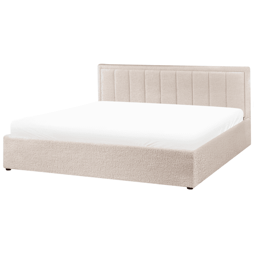 Beliani Cama baú Bouclé MONTLAUR