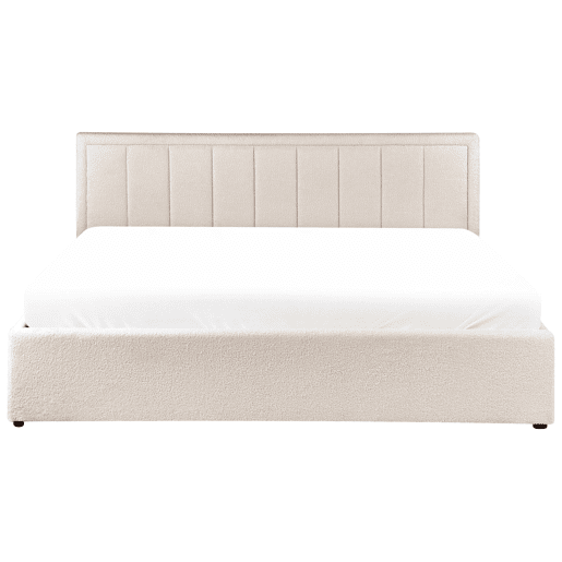Beliani Cama baú Bouclé MONTLAUR