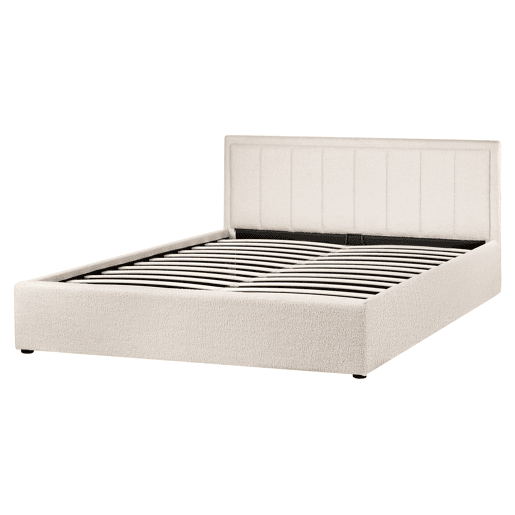 Beliani Cama baú Bouclé MONTLAUR Beliani Cama baú Bouclé MONTLAUR