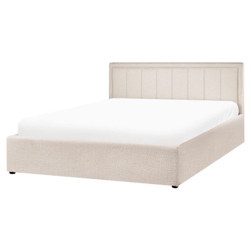 Beliani Cama baú Bouclé MONTLAUR Beliani Cama baú Bouclé MONTLAUR