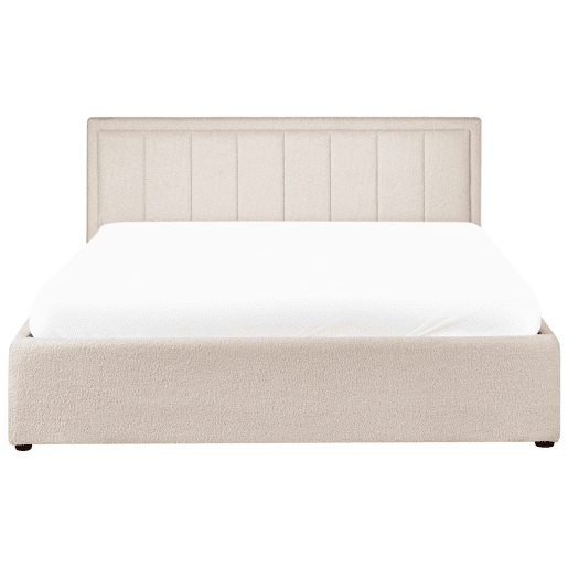 Beliani Cama baú Bouclé MONTLAUR Beliani Cama baú Bouclé MONTLAUR