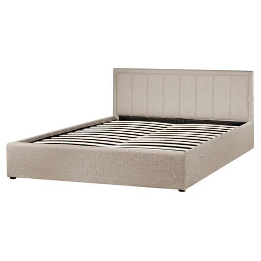 Beliani Cama baú Bouclé MONTLAUR Beliani Cama baú Bouclé MONTLAUR