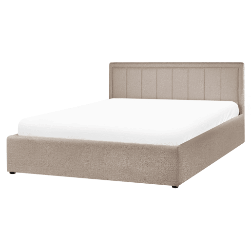 Beliani Cama baú Bouclé MONTLAUR Beliani Cama baú Bouclé MONTLAUR