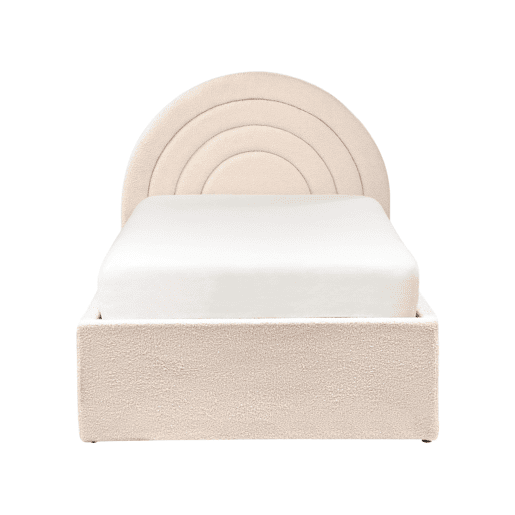 Beliani Cama infantil com arrumação Bouclé ANET