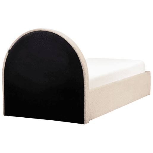 Beliani Cama infantil com arrumação Bouclé ANET