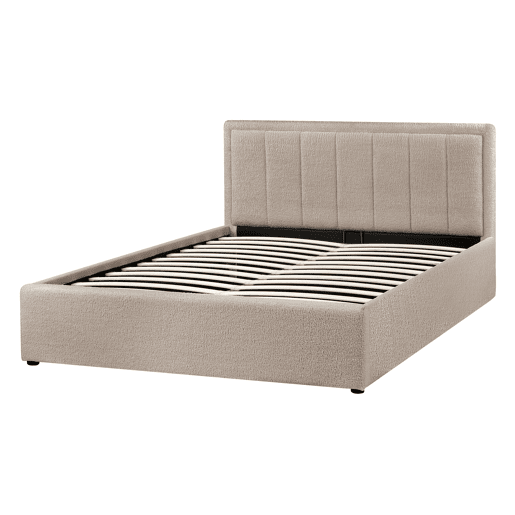 Beliani Cama baú Bouclé MONTLAUR Beliani Cama baú Bouclé MONTLAUR