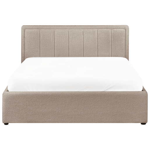 Beliani Cama baú Bouclé MONTLAUR Beliani Cama baú Bouclé MONTLAUR
