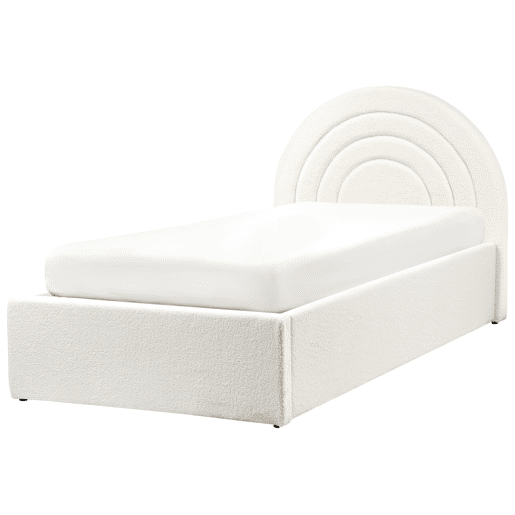 Beliani Cama infantil com arrumação Bouclé ANET