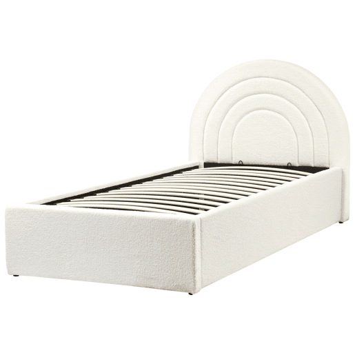 Beliani Cama infantil com arrumação Bouclé ANET