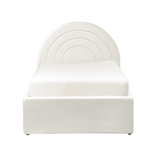 Beliani Cama infantil com arrumação Bouclé ANET