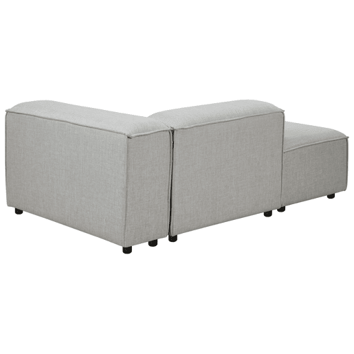 Beliani Chaise longue à direita Poliéster ARDAL