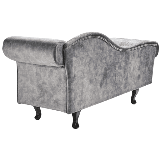Beliani Chaise longue à direita Veludo LATTES