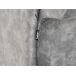 Beliani Chaise longue derecho Terciopelo LATTES Beliani Chaise longue derecho Terciopelo LATTES Gris