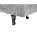 Beliani Chaise longue derecho Terciopelo LATTES Beliani Chaise longue derecho Terciopelo LATTES Gris