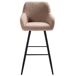 Beliani Silla de bar CASMALIA Beliani Silla de bar CASMALIA Gris