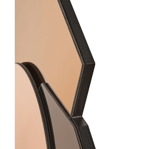 Espelho TROYON 62 cm 80 cm Rosa-dourado