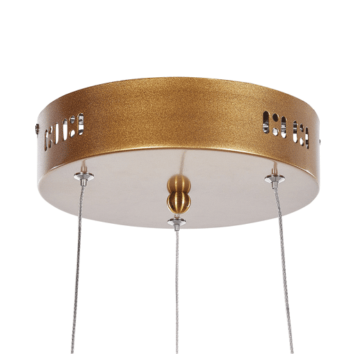 Candeeiro LED suspenso WANLI Metal Dourado