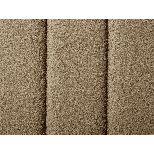 Cama Bouclé LUNAN 160 x 200 cm Taupe Cama Bouclé LUNAN 160 x 200 cm Taupe