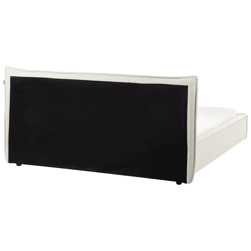 Beliani Cama Linho sintético LESTRE Beliani Cama Linho sintético LESTRE