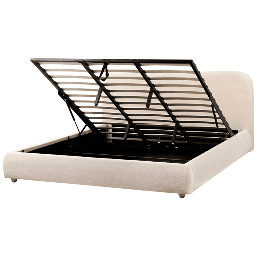 Beliani Cama baú Bouclé BLAGNAC